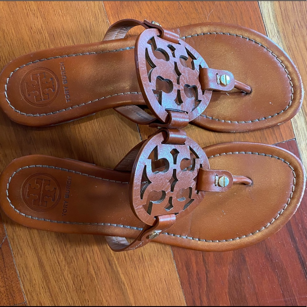Leather Tory Burch Sandals